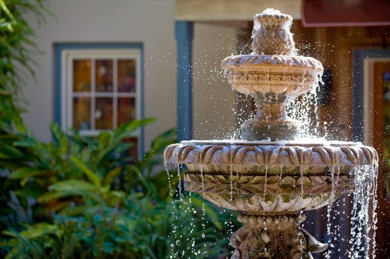 Elegant Fountain Installation
